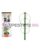 Кръгла подпора за растения и цветен пръстен